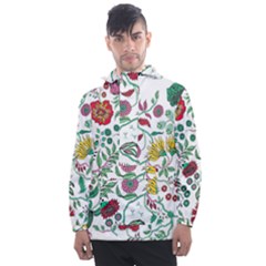 Flowers Garden Tropical Plant Men s Front Pocket Pullover Windbreaker by Pakrebo