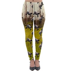 Flying Sheep Lightweight Velour Leggings by snowwhitegirl