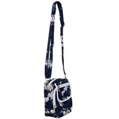 High Contrast Black And White Snowballs Ii Shoulder Strap Belt Bag by okhismakingart