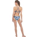 Surfboard With Dolphin High Neck Bikini Set View2