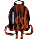 Smoke Flame Abstract Orange Red Mini Full Print Backpack View2