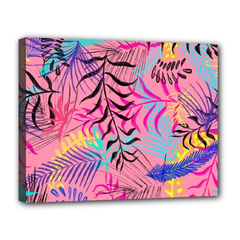 Leaves Canvas 14  X 11  (stretched) by Sobalvarro