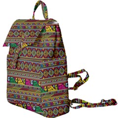 Traditional Africa Border Wallpaper Pattern Colored Buckle Everyday Backpack by EDDArt