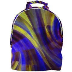 Soft Swirls Fractal Design Mini Full Print Backpack by Pakrebo