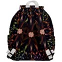 Fractal Colorful Pattern Texture Top Flap Backpack View3