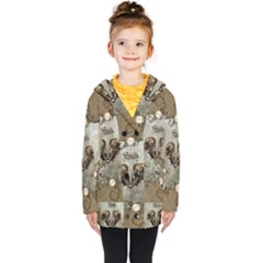 Awesome Mechanical Skull Kids  Double Breasted Button Coat by FantasyWorld7