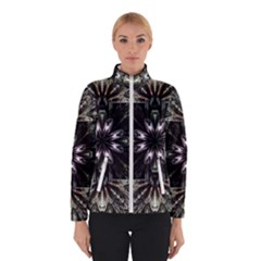 Fractal Design Pattern Texture Winter Jacket by Pakrebo