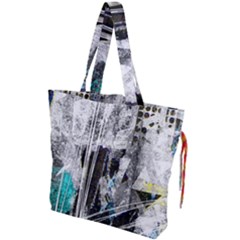 Urban Funk Drawstring Tote Bag by ArtistRoseanneJones