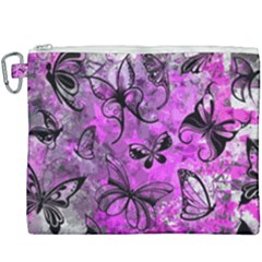 Butterfly Graffiti Canvas Cosmetic Bag (xxxl) by ArtistRoseanneJones