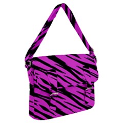 Pink Tiger Buckle Messenger Bag by ArtistRoseanneJones