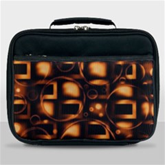 Bubbles Background Abstract Brown Lunch Bag by Pakrebo