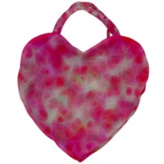 Background Abstract Texture Pattern Giant Heart Shaped Tote by Pakrebo