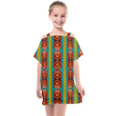 Love For The Fantasy Flowers With Happy Joy Kids  One Piece Chiffon Dress by pepitasart