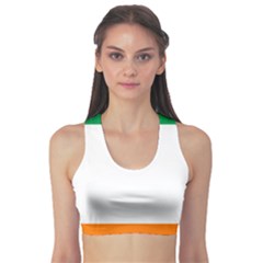 Flag Of Ireland Irish Flag Sports Bra by FlagGallery