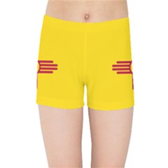 New Mexico Flag Kids  Sports Shorts by FlagGallery