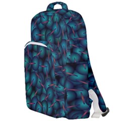 Background Abstract Textile Design Double Compartment Backpack by Pakrebo