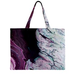 Color Acrylic Paint Art Painting Zipper Mini Tote Bag by Pakrebo