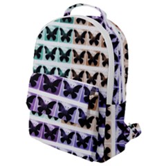 Seamless Wallpaper Butterfly Pattern Flap Pocket Backpack (small) by Pakrebo