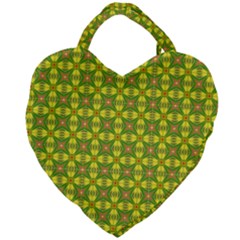 Seamless Wallpaper Pattern Ornament Giant Heart Shaped Tote by Pakrebo