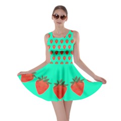 Sweet Summer Strawberries Skater Dress by 5oclockvintage