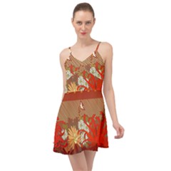 Abstract Flower Summer Time Chiffon Dress by HermanTelo