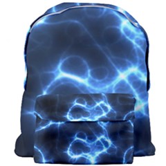 Electricity Blue Brightness Giant Full Print Backpack by HermanTelo