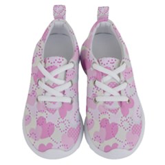 Valentine Background Hearts Running Shoes by Bajindul