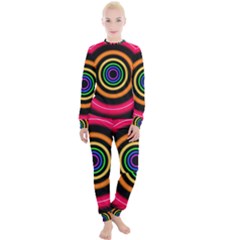 Neon Light Abstract Women s Lounge Set by Bajindul