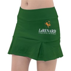 Green & Orange - Larenard Sportswear - By Larenard Studios Tennis Skirt by LaRenard