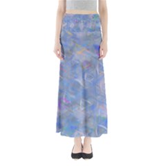 Abstract Triangles Geometric Full Length Maxi Skirt by Bajindul