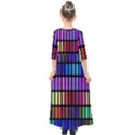 Resolve Art Pattern Kids  Quarter Sleeve Maxi Dress View2