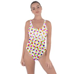 Illustration Abstract Pattern Polka Dot Bring Sexy Back Swimsuit by Pakrebo