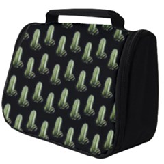 Cactus Black Pattern Full Print Travel Pouch (big) by snowwhitegirl