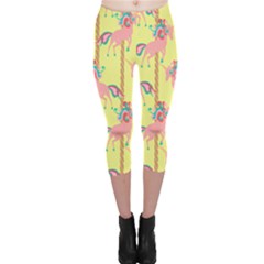 Unicorn Carousel Capri Leggings  by VeataAtticus