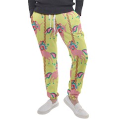 Unicorn Carousel Men s Jogger Sweatpants by VeataAtticus