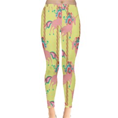 Unicorn Carousel Inside Out Leggings by VeataAtticus