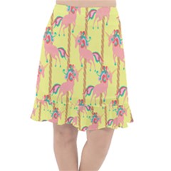 Unicorn Carousel Fishtail Chiffon Skirt by VeataAtticus