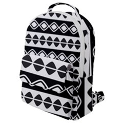 Ethnic Tribal Pattern Flap Pocket Backpack (small) by Pakrebo