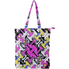 Justanotherabstractday Double Zip Up Tote Bag by designsbyamerianna