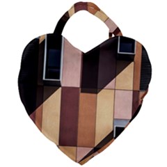 Architectural Design Architecture Building Colors Giant Heart Shaped Tote by Pakrebo