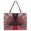 Low Angle Photography Of Red Metal Tower Zipper Medium Tote Bag View1