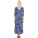 ML-C6-1 Quarter Sleeve Wrap Maxi Dress View1