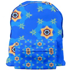 Pattern Backgrounds Blue Star Giant Full Print Backpack by HermanTelo