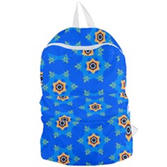 Pattern Backgrounds Blue Star Foldable Lightweight Backpack by HermanTelo