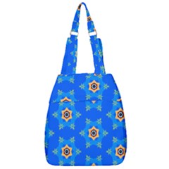 Pattern Backgrounds Blue Star Center Zip Backpack by HermanTelo