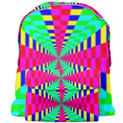 Maze Rainbow Vortex Giant Full Print Backpack by HermanTelo