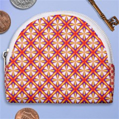 Hexagon Polygon Colorful Prismatic Horseshoe Style Canvas Pouch by HermanTelo