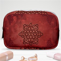 Elegant Decorative Celtic Knot Make Up Pouch (small) by FantasyWorld7