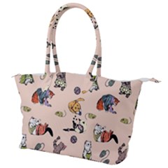 Funny Cats Canvas Shoulder Bag by Sobalvarro