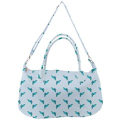 Blue Parrot Pattern Removal Strap Handbag by snowwhitegirl